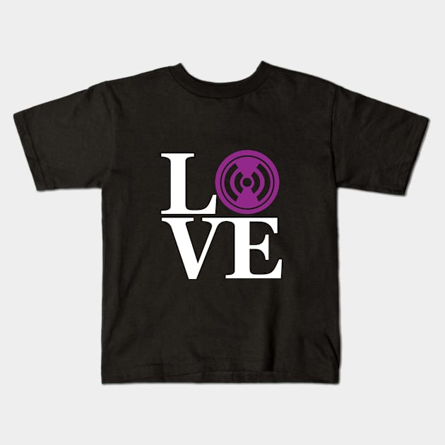 LOVE Controller - City of Heroes Kids T-Shirt by erinpriest